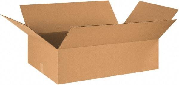 Made in USA - 17" Wide x 29" Long x 7" High Rectangle Corrugated Shipping Box - 1 Wall, Kraft (Color), 65 Lb Capacity - A1 Tooling