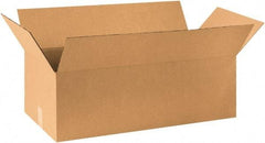 Made in USA - 20" Wide x 36" Long x 15" High Rectangle Corrugated Shipping Box - 1 Wall, Kraft (Color), 65 Lb Capacity - A1 Tooling