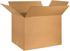 Made in USA - 26" Wide x 30" Long x 24" High Rectangle Corrugated Shipping Box - 1 Wall, Kraft (Color), 65 Lb Capacity - A1 Tooling