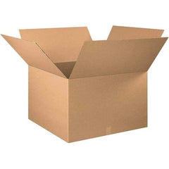 Made in USA - 30" Wide x 30" Long x 20" High Rectangle Corrugated Shipping Box - 1 Wall, Kraft (Color), 65 Lb Capacity - A1 Tooling