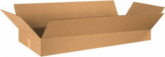 Made in USA - 16" Wide x 36" Long x 5" High Rectangle Corrugated Shipping Box - 1 Wall, Kraft (Color), 65 Lb Capacity - A1 Tooling