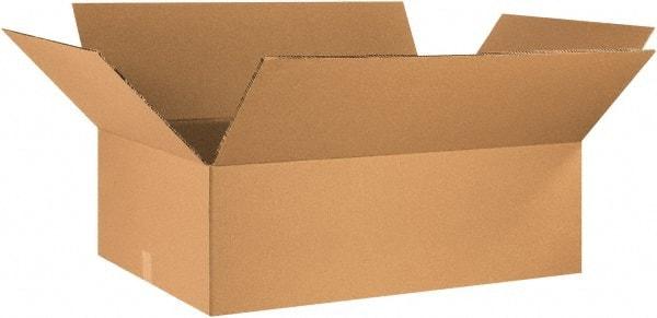 Made in USA - 18" Wide x 36" Long x 12" High Rectangle Heavy Duty Corrugated Box - 2 Walls, Kraft (Color), 100 Lb Capacity - A1 Tooling