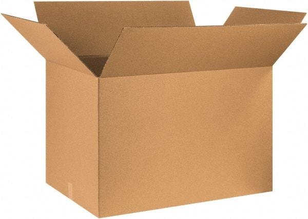 Made in USA - 24" Wide x 36" Long x 24" High Rectangle Corrugated Shipping Box - 1 Wall, Kraft (Color), 65 Lb Capacity - A1 Tooling