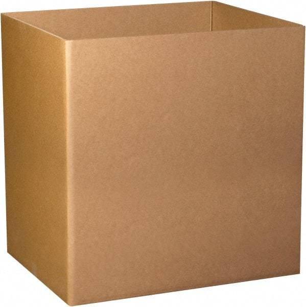 Made in USA - 40" Wide x 48" Long x 24" High Rectangle Heavy Duty Corrugated Box - 3 Walls, Kraft (Color), 280 Lb Capacity - A1 Tooling