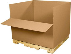 Made in USA - 40" Wide x 48" Long x 36" High Rectangle Heavy Duty Corrugated Box - 1 Wall, Kraft (Color), 120 Lb Capacity - A1 Tooling