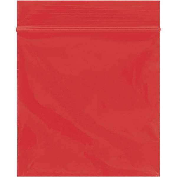 Value Collection - 3 x 3", 2 mil Reclosable Polybags - Red - A1 Tooling