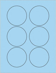 Tape Logic - 3" Long, Pastel Blue Paper Laser Label - For Laser Printers - A1 Tooling