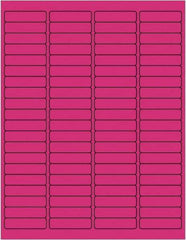 Tape Logic - 1/2" Long, Fluorescent Pink Paper Laser Label - For Laser Printers - A1 Tooling