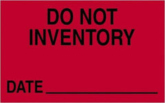 Tape Logic - 2" Long, Fluorescent Red Paper Shipping Label - For Multi-Use - A1 Tooling