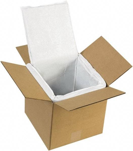 Made in USA - 8" Long x 8" Wide x 8" High x 1" Thick Box Liner - White, Case - A1 Tooling