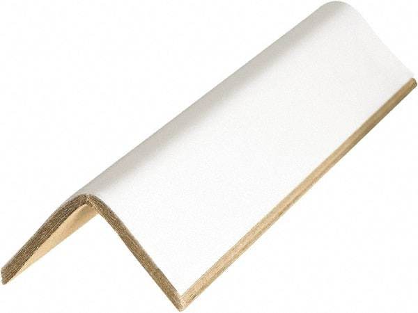 Made in USA - 36" Long x 2-1/2" Wide x 2-1/2" High Edge Guard - White, Case - A1 Tooling