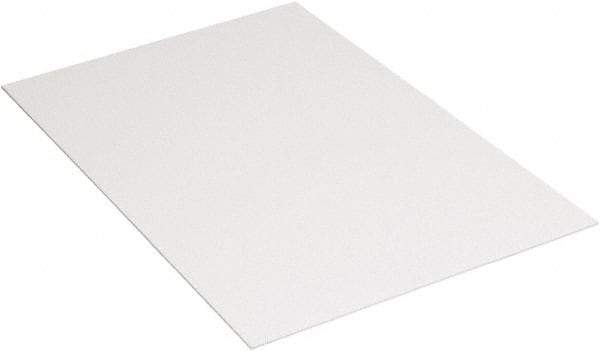 Made in USA - 48" Long x 40" Wide Plastic Sheet - White - A1 Tooling