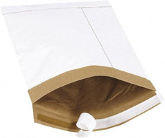 Made in USA - 12" Long x 7-1/4" Wide Peel-Off Self-Seal Padded Mailer - White - A1 Tooling