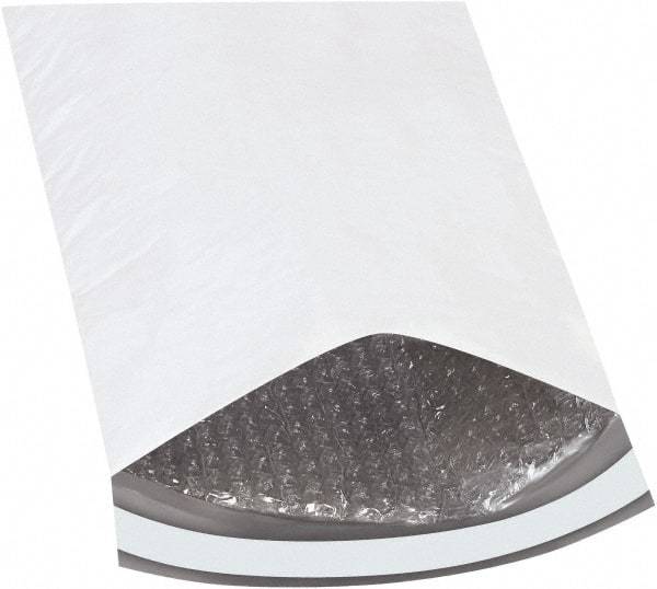 Made in USA - 12" Long x 8-1/2" Wide Peel-Off Self-Seal Padded Mailer - White - A1 Tooling