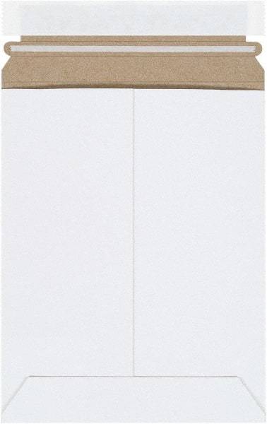 Made in USA - 9" Long x 7" Wide Peel-Off Self-Seal Flat Mailer - White - A1 Tooling