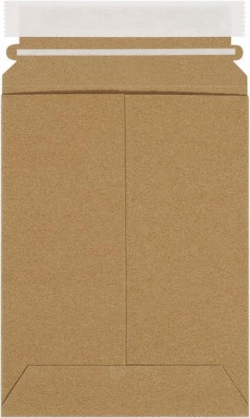 Made in USA - 8" Long x 6" Wide Peel-Off Self-Seal Flat Mailer - Kraft - A1 Tooling