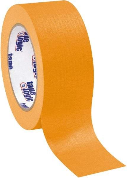 Tape Logic - 2" Wide x 60 Yd Long Orange Crepe Paper Masking Tape - 4.9 mil Thick - A1 Tooling