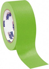 Tape Logic - 2" Wide x 60 Yd Long Green Crepe Paper Masking Tape - 4.9 mil Thick - A1 Tooling