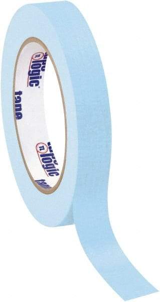 Tape Logic - 3/4" Wide x 60 Yd Long Blue Crepe Paper Masking Tape - 4.9 mil Thick - A1 Tooling