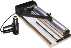 Made in USA - 13" Wide, Portable Shrink Wrap System - Contains Bar Sealer, Variable Temp Heat Gun, 12"x100 Roll of 75 Gauge PVC Shink Film, 1 Super Sealer Service Kit - A1 Tooling