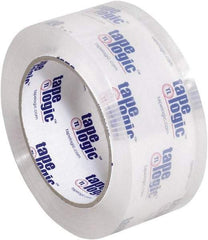 Tape Logic - 2" x 55 Yd Clear Acrylic Adhesive Packaging Tape - Polypropylene Film Backing, 2.6 mil Thick, 26.5 Lb Tensile Strength - A1 Tooling