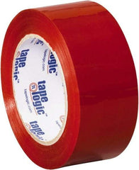 Tape Logic - 2" x 110 Yd Red Acrylic Adhesive Packaging Tape - Polypropylene Film Backing, 2.2 mil Thick, 21.4 Lb Tensile Strength - A1 Tooling