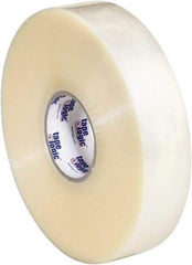 Tape Logic - 2" x 1,000 Yd Clear Hot Melt Adhesive Packaging Tape - Polypropylene Film Backing, 1.6 mil Thick, 26 Lb Tensile Strength - A1 Tooling