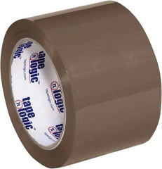 Tape Logic - 3" x 110 Yd Tan Hot Melt Adhesive Packaging Tape - Polypropylene Film Backing, 1.6 mil Thick, 26 Lb Tensile Strength - A1 Tooling