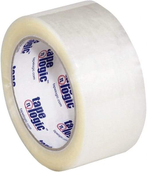 Tape Logic - 2" x 110 Yd Clear Hot Melt Adhesive Packaging Tape - Polypropylene Film Backing, 2.5 mil Thick, 36 Lb Tensile Strength - A1 Tooling