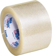 Tape Logic - 3" x 110 Yd Clear Acrylic Adhesive Packaging Tape - Polypropylene Film Backing, 2.2 mil Thick, 21.4 Lb Tensile Strength - A1 Tooling