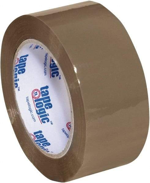 Tape Logic - 2" x 110 Yd Tan Acrylic Adhesive Packaging Tape - Polypropylene Film Backing, 2 mil Thick, 20 Lb Tensile Strength - A1 Tooling