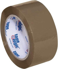 Tape Logic - 2" x 110 Yd Tan Acrylic Adhesive Packaging Tape - Polypropylene Film Backing, 1.8 mil Thick, 18 Lb Tensile Strength - A1 Tooling