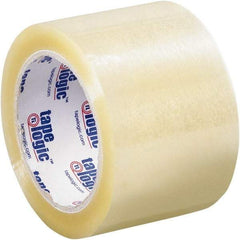 Tape Logic - 3" x 110 Yd Clear Acrylic Adhesive Packaging Tape - Polypropylene Film Backing, 1.6 mil Thick - A1 Tooling