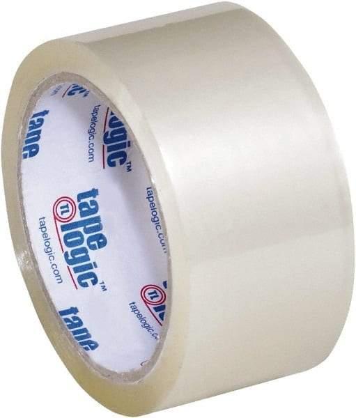 Tape Logic - 2" x 55 Yd Clear Acrylic Adhesive Packaging Tape - Polypropylene Film Backing, 2.2 mil Thick, 21.4 Lb Tensile Strength - A1 Tooling