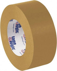 Tape Logic - 2" x 60 Yd Brown Rubber Adhesive Packaging Tape - Paper Backing, 7 mil Thick - A1 Tooling