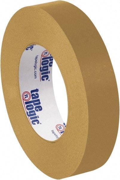 Tape Logic - 1" x 60 Yd Brown Rubber Adhesive Packaging Tape - Paper Backing, 7 mil Thick - A1 Tooling