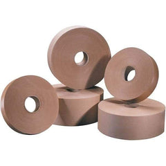 Tape Logic - 3" x 200 Yd Kraft Water Activated Adhesive Packaging Tape - Paper Backing, 5 mil Thick - A1 Tooling