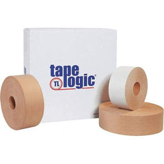 Tape Logic - 3" x 200 Yd Kraft Water Activated Adhesive Packaging Tape - Paper Backing, 5 mil Thick - A1 Tooling