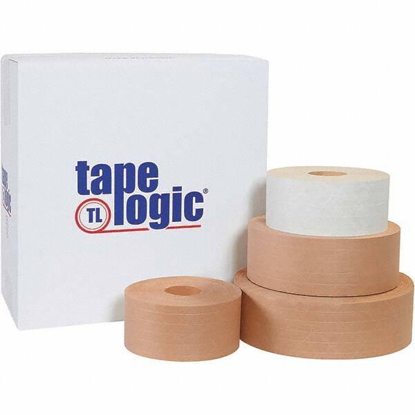 Tape Logic - 72mm x 375' Kraft Water Activated Adhesive Packaging Tape - Paper Backing, 5 mil Thick - A1 Tooling