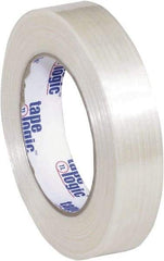 Tape Logic - 1" x 60 Yd Clear Hot Melt Adhesive Strapping Tape - Polypropylene Film Backing, 5.1 mil Thick, 275 Lb Tensile Strength - A1 Tooling