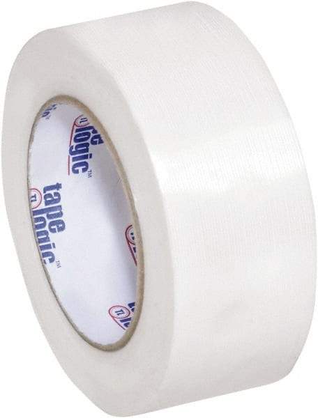 Tape Logic - 2" x 60 Yd Clear Hot Melt Adhesive Strapping Tape - Polypropylene Film Backing, 4.3 mil Thick, 156 Lb Tensile Strength - A1 Tooling