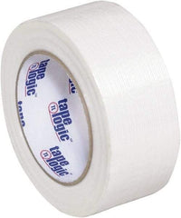 Tape Logic - 2" x 60 Yd Clear Hot Melt Adhesive Strapping Tape - Polypropylene Film Backing, 3.9 mil Thick, 100 Lb Tensile Strength - A1 Tooling