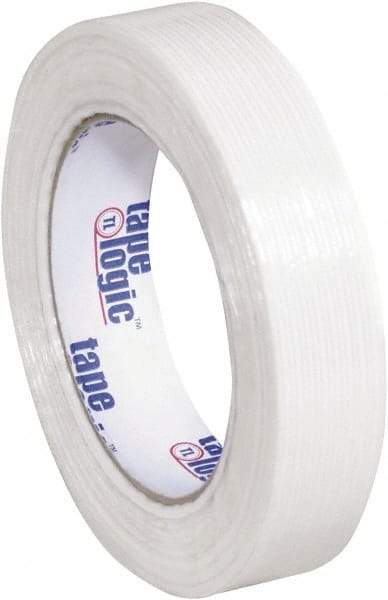 Tape Logic - 1" x 60 Yd Clear Hot Melt Adhesive Strapping Tape - Polypropylene Film Backing, 3.9 mil Thick, 100 Lb Tensile Strength - A1 Tooling