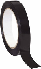 Tape Logic - 3/4" x 60 Yd Black Rubber Adhesive Strapping Tape - Polypropylene Film Backing, 2.7 mil Thick, 90 Lb Tensile Strength - A1 Tooling