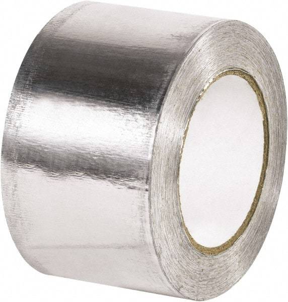 Made in USA - 3" x 60 Yds Silver Foil Tape - 5 mil, Acrylic Adhesive, Aluminum Foil Backing - A1 Tooling