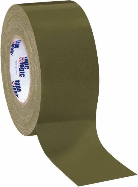 Tape Logic - 3" x 60 Yds Olive Green Duct Tape - 10 mil, Rubber Adhesive - A1 Tooling