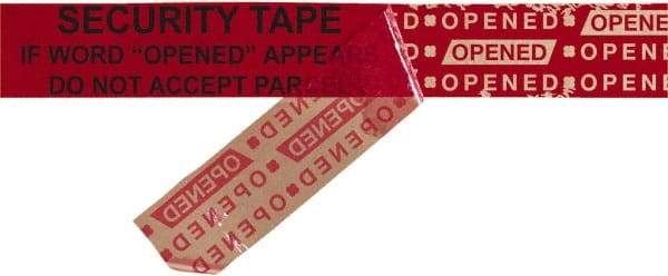 Tape Logic - 2,160" Long, Red Security Tape - For Multi-Use - A1 Tooling