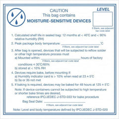 Tape Logic - 4" Long, Blue/White Paper Shipping Label - For Multi-Use - A1 Tooling