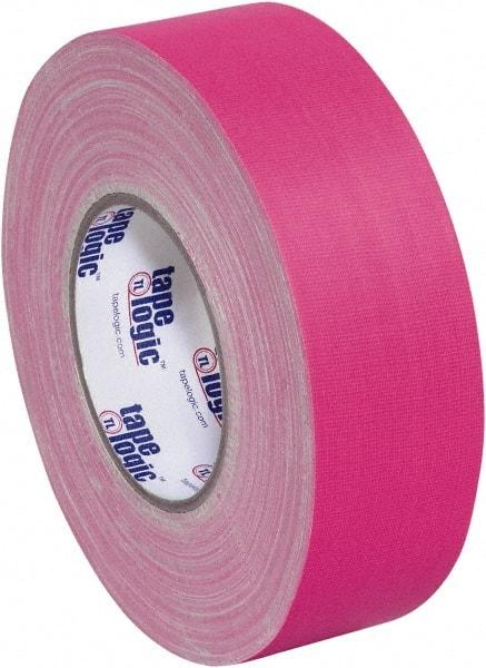 Tape Logic - 2" x 50 Yds Fluorescent Pink Gaffers Tape - 11 mil, Rubber Adhesive - A1 Tooling