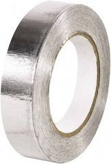 Made in USA - 1" x 60 Yds Silver Foil Tape - 5 mil, Acrylic Adhesive, Aluminum Foil Backing - A1 Tooling